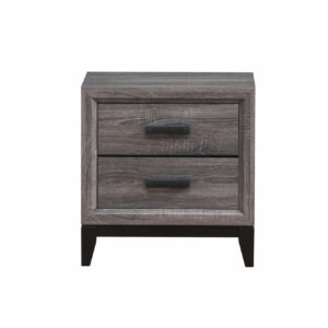 KATE FOIL GREY NIGHTSTAND