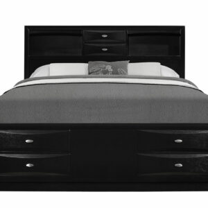 LINDA BLACK KING BED