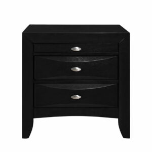 LINDA BLACK NIGHTSTAND