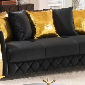 Lippa Sofa in Black