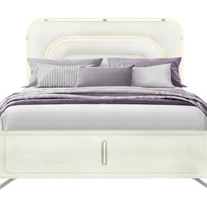 LYRA BEIGE KING BED WITH LED