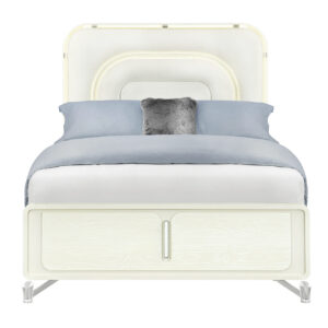 LYRA BEIGE QUEEN BED WITH LED