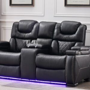 Lexus Loveseat in Black