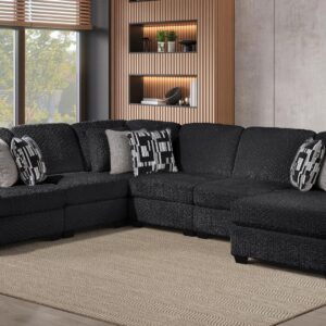 MAXWELL SECTIONAL IN BLACK