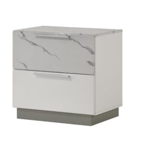 Mist Nightstand White