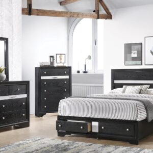 Matrix Bedroom Set in Black