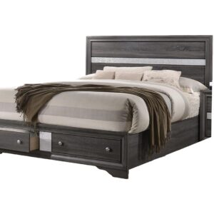 Matrix Bed in Gray