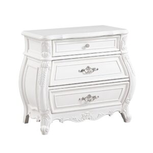 Opulence Nightstand in White