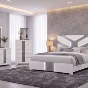 OPTIMUS WHT FULL BED GROUP