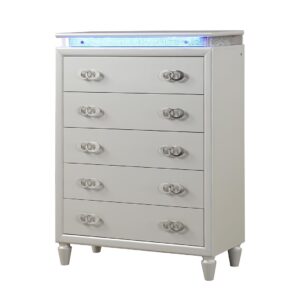 Perla/Passion Chest in Milky White