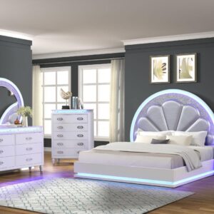 Perla Bedroom Set with Dresser