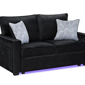 Rita Loveseat in Black