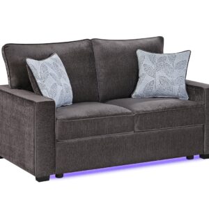 Rita Loveseat in Charcoal