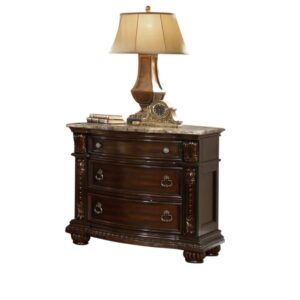 Roma Nightstand in Dark Walnut