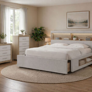 SADIE/EMMA BEIGE QUEEN BED GROUP
