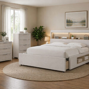 SADIE/MARIAH BEIGE KING BED GROUP