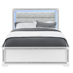 SOLEIL WHITE QUEEN BED