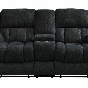 U250 EBONY CONSOLE RECLINING LOVESEAT