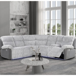 U6028 GREY SECTIONAL WITH LED