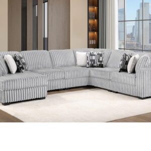 Snuggle Sectional In Gray