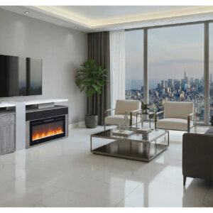 ZORO GREY 76″ ENTERTAINMENT UNIT WITH BLUETOOTH SPEAKER