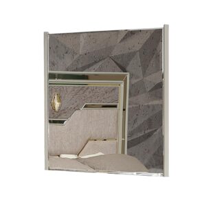 OMARI Mirror in Beige