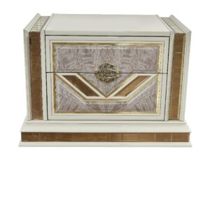 OMARI Nightstand in Beige